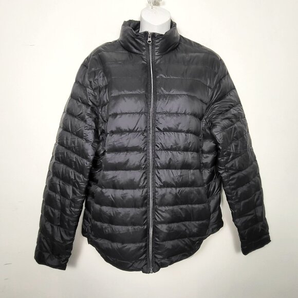 Core Life black lightweight puffer coat. Size medium - Picture 1 of 2